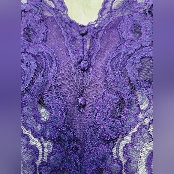 Rare Vintage Victoria's Secret Crown Label French Cut Teddy - Picture 5 of 8